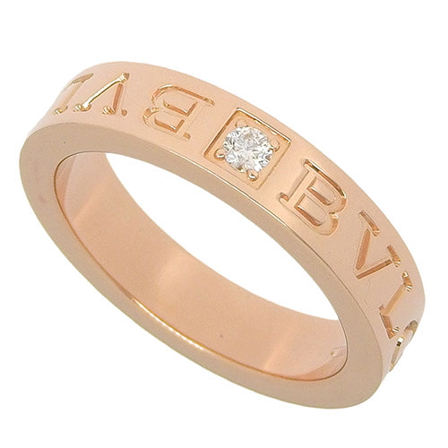 B.zero1 Essential Diamond Band Ring (341825) with 2022 Warranty (Current as of November 2024) in 18K Pink Gold, PG, Size 9 (49), Accessory, Jewelry