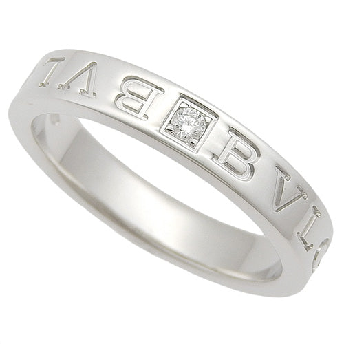 B.zero1 Essential Diamond Band Ring 339992 (current as of November 2024) in 18K White Gold, WG, Accessory, Jewelry, 1PD, B-zero1, Size 19 (59)