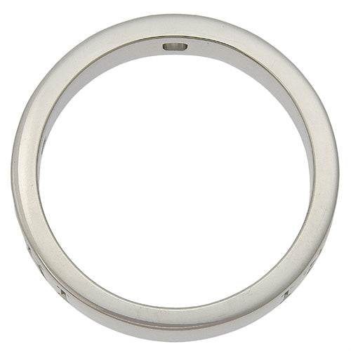 B.zero1 Essential Diamond Band Ring 339992 (current as of November 2024) in 18K White Gold, WG, Accessory, Jewelry, 1PD, B-zero1, Size 19 (59)