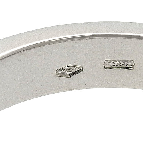 B.zero1 Essential Diamond Band Ring 339992 (current as of November 2024) in 18K White Gold, WG, Accessory, Jewelry, 1PD, B-zero1, Size 19 (59)