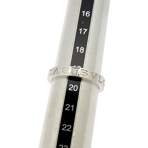B.zero1 Essential Diamond Band Ring 339992 (current as of November 2024) in 18K White Gold, WG, Accessory, Jewelry, 1PD, B-zero1, Size 19 (59)
