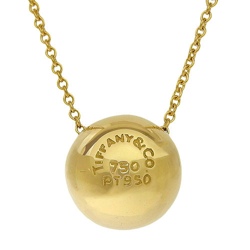 ドッツ ボール ネックレス ダイヤモンド イエローゴールド K18YG プラチナ Pt950 アクセサリー ジュエリー ダイヤ