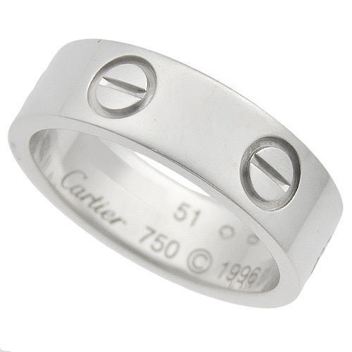 LOVE リング ホワイトゴールド K18WG アクセサリー ジュエリー ラブリング