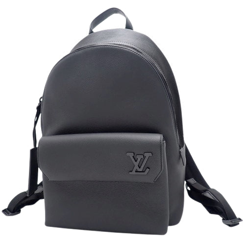 Aerogram Takeoff Backpack, Shoulder Bag, Calfskin, Noir, M57079 (Current as of October 2024)