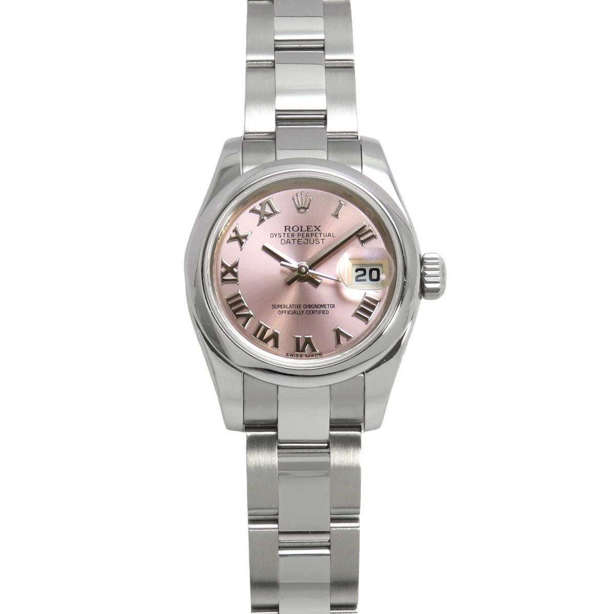 [Warranty included] 179160 Datejust Lady Stainless Steel Automatic Watch, Random Number, Purchased in May 2017, Pink and Silver