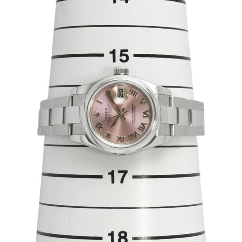 [Warranty included] 179160 Datejust Lady Stainless Steel Automatic Watch, Random Number, Purchased in May 2017, Pink and Silver