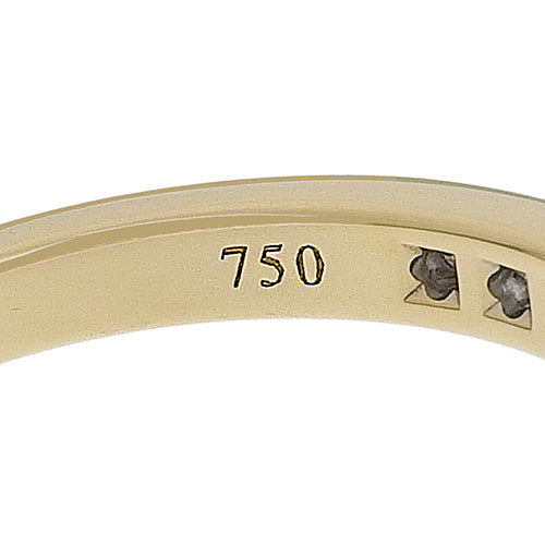 Half Circle Channel Setting Diamond Ring, Yellow Gold (K18YG), Accessory, Jewelry, Diamond, Half Eternity Ring