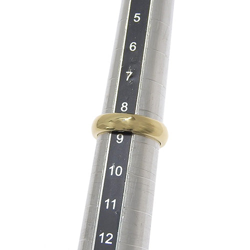 Classic band ring, yellow gold (K18YG), accessory, jewelry.