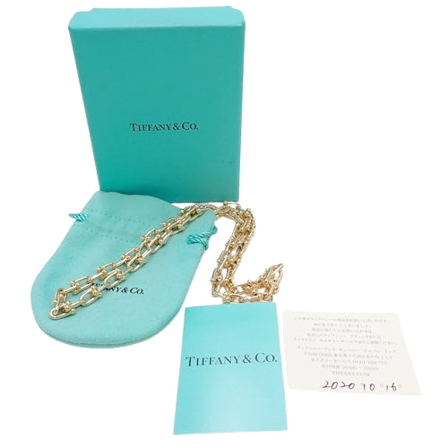Hardware Small Link Necklace 60153062 (current as of November 2024) 18K Yellow Gold YG Accessories Jewelry