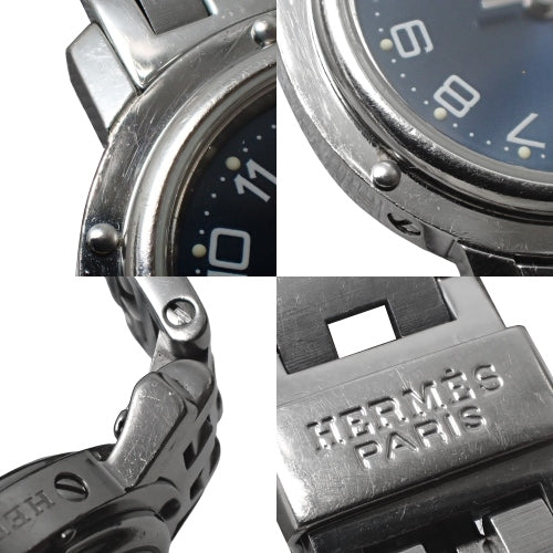 クリッパー CL4210 ステンレススチール SS クオーツ ネイビー シルバー