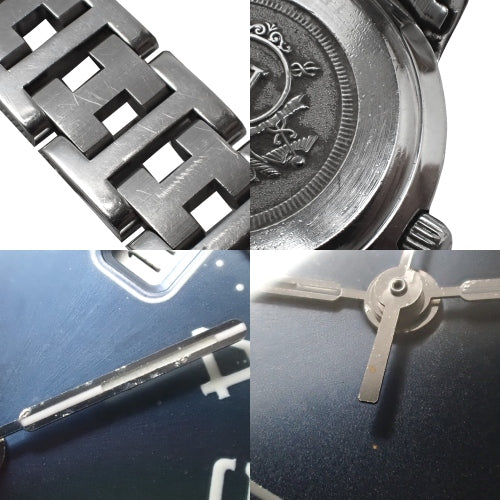 クリッパー CL4210 ステンレススチール SS クオーツ ネイビー シルバー