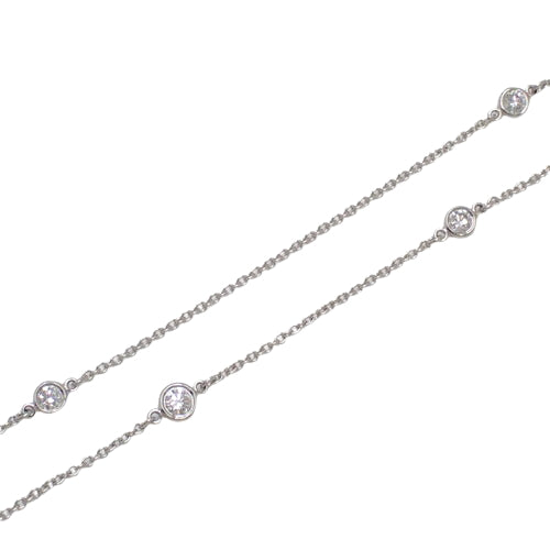 ダイヤモンド バイ ザ ヤード スプリンクル ネックレス ダイヤモンド プラチナ Pt950 アクセサリー ジュエリー ロング