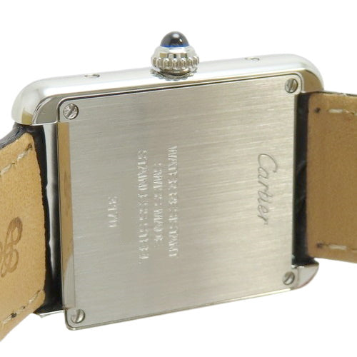 Tank Solo SM WSTA0030 SS Stainless Steel Alligator Quartz Movement White Black [Warranty Included]