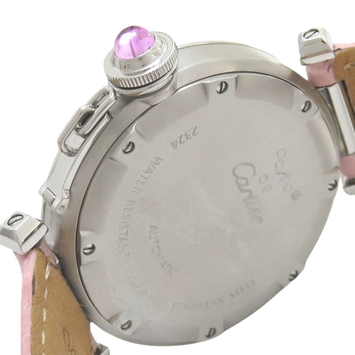 W3109599 パシャC 2007 クリスマス限定 SS/ステンレス レザー 自動巻き ブラック