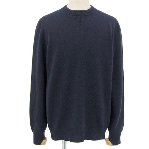 Half and Half Monogram Crew Neck Sweater XL