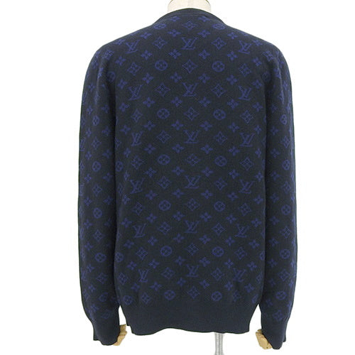 Half and Half Monogram Crew Neck Sweater XL