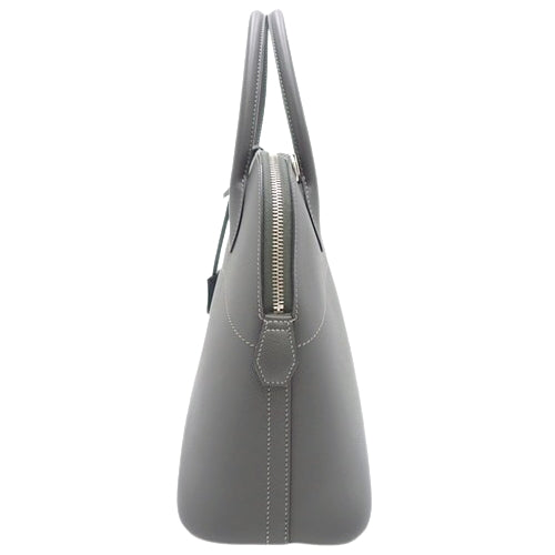 Bollide 31, Epsom calfskin, palladium hardware, graphite, silver hardware, □M stamp.