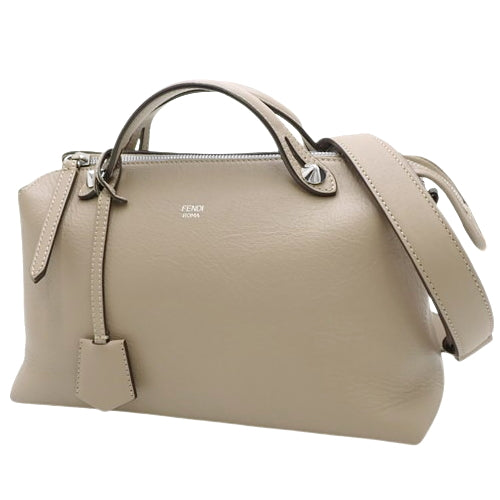 BY THE WAY バイ ザ ウェイ ミディアム カーフ ダブグレー 8BL1461D5F0NJ3(2024年10月現在現行品) 2way ショルダー 肩掛け ボストン クロスボディ