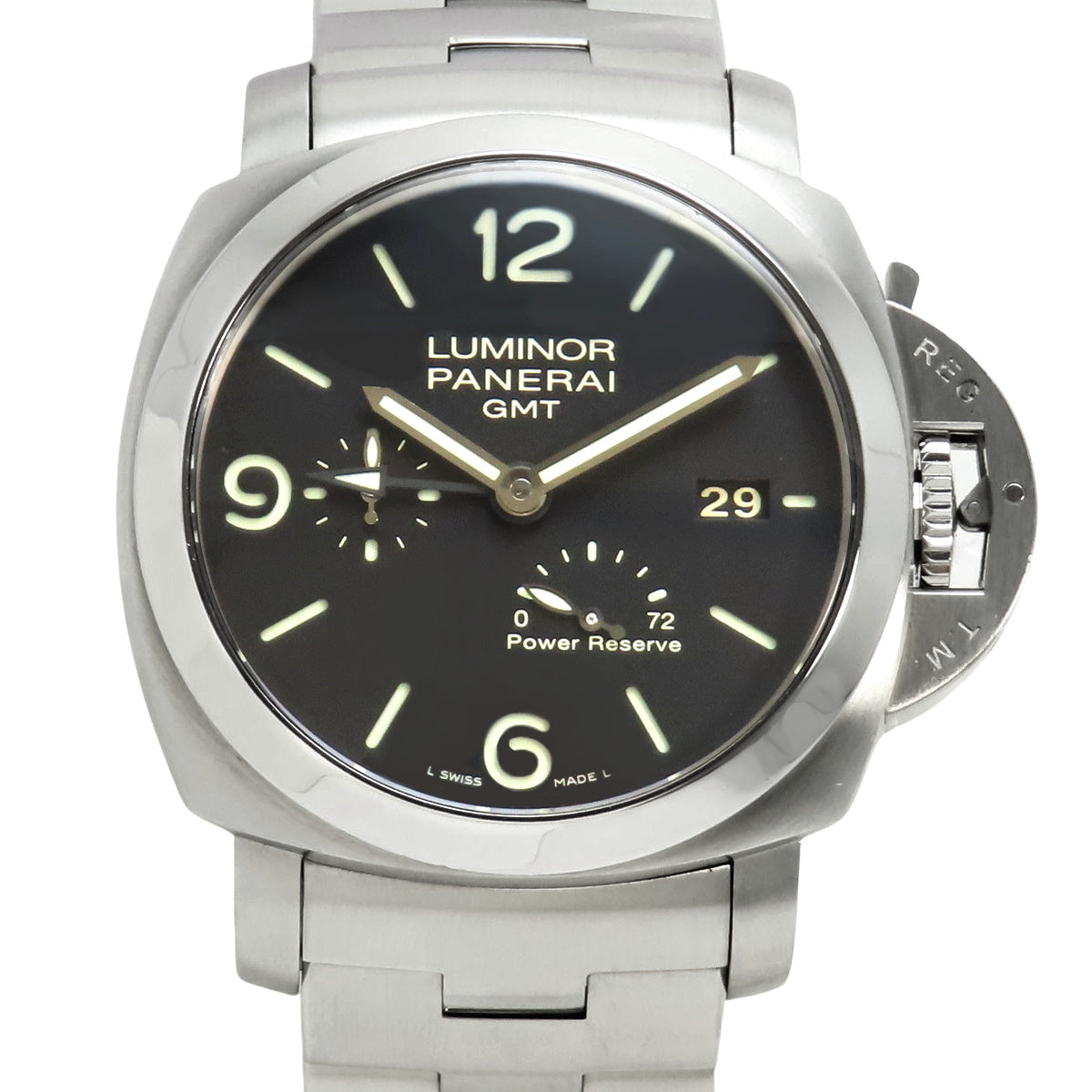 【保証書付】ルミノール 1950 PAM00347 SS ステンレス 自動巻き 2011年5月購入 ブラック シルバー