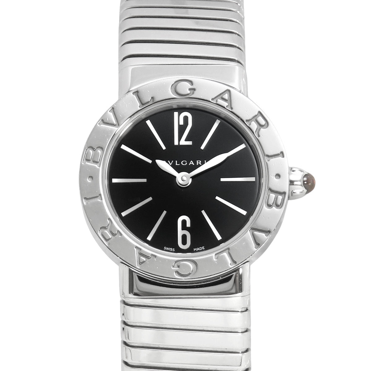 Bvlgari Bvlgari Tubogas BBL262TS SS Stainless Steel Quartz Black [Warranty Included]