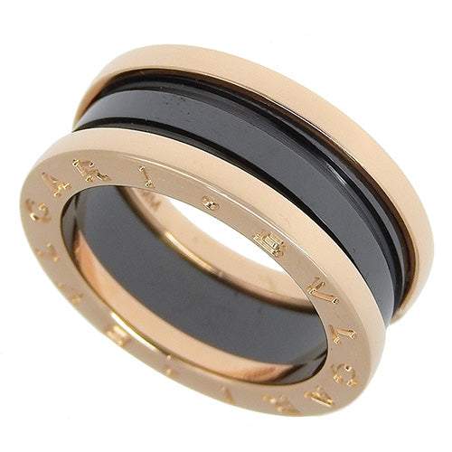 B-zero1 B-zero1 Ring 347037 (current as of February 2025) K18 Pink Gold PG Ceramic Accessory Jewelry B-zero1 Size 10 (51)