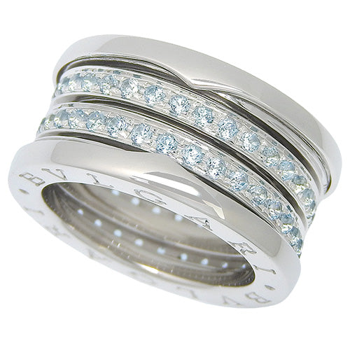 B-zero1 B-zero1 Ring, Blue Topaz, K18 White Gold, WG, B-zero1 Jewelry, Accessory, Size 10 (50)