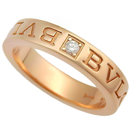 B.zero1 Essential Diamond Band Ring, 341825 (current as of November 2024), 18K Pink Gold, PG, Accessory, Jewelry, 1PD, B-zero1, Size 10 (50)
