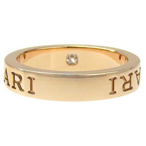 B.zero1 Essential Diamond Band Ring, 341825 (current as of November 2024), 18K Pink Gold, PG, Accessory, Jewelry, 1PD, B-zero1, Size 10 (50)