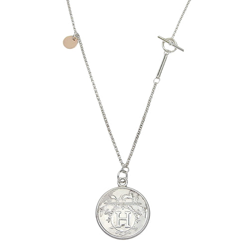 エクスリブリス MM シルバー925 Sv K18 ピンクゴールド PG ペンダント アクセサリー ジュエリー