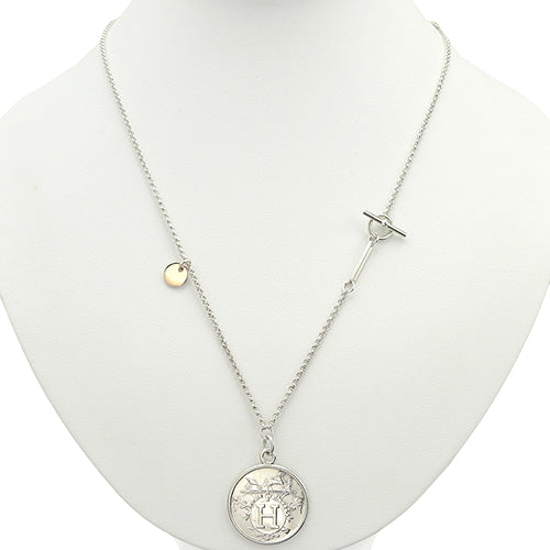 Ex Libris MM Silver SV925 Pink Gold K18PG Pendant Accessory Jewelry