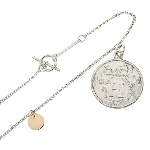 エクスリブリス MM シルバー925 Sv K18 ピンクゴールド PG ペンダント アクセサリー ジュエリー