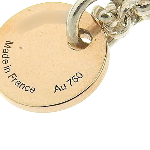 Ex Libris MM Silver SV925 Pink Gold K18PG Pendant Accessory Jewelry