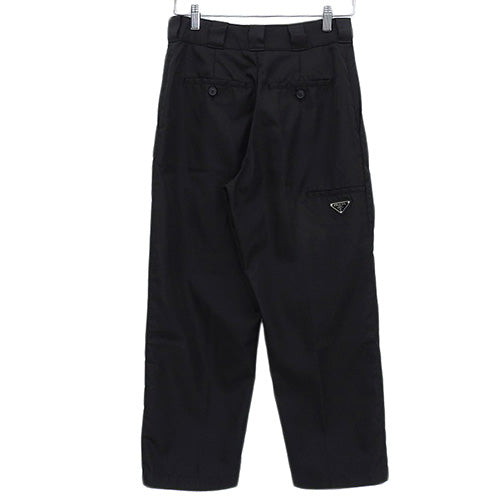トライアングルプレート ワイドパンツ アパレル ファッション 38S ポリアミド