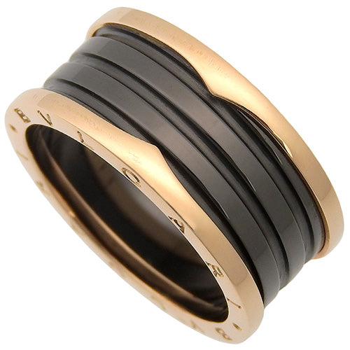 B-zero1 B-zero1 Ring 345853 K18 Pink Gold PG Ceramic Accessory Jewelry B-zero1 Size 28 (68)