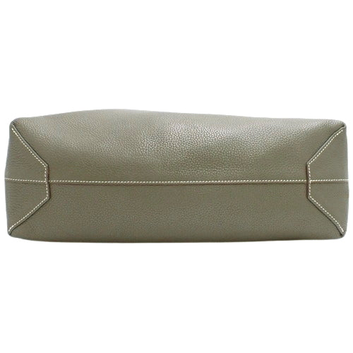 Double Sense 45, Triomphe Clemence, Olive Green/Etoupe, □P stamp.
