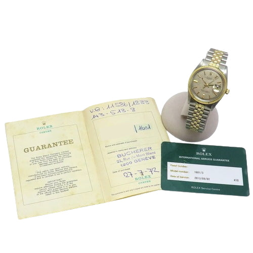 1601/3 Datejust K18 黄金 黄金 自动上链 灰金
