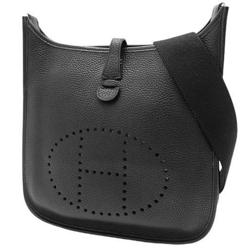 Evelyn 1 PM Taurillon Clemence leather, palladium hardware, silver hardware, □I stamp, crossbody/shoulder bag, Evelyn