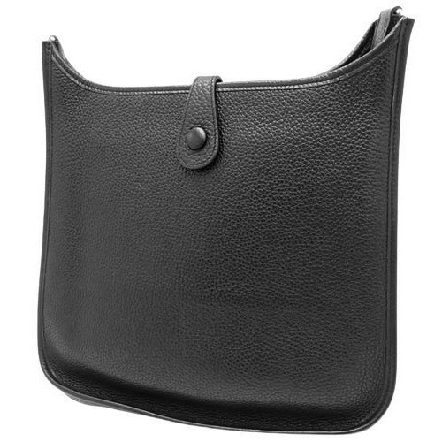 Evelyn 1 PM Taurillon Clemence leather, palladium hardware, silver hardware, □I stamp, crossbody/shoulder bag, Evelyn