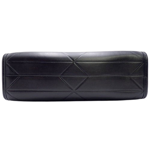 Symbol Topstitch Small Bag, Leather, Black, 1BA379, 2-Way Shoulder Bag