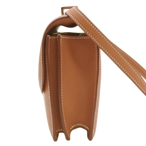 Constance Mini 3 Fauve Barenia, Palladium Hardware, Silver Hardware, B Stamp, Shoulder/Crossbody, Constance 18