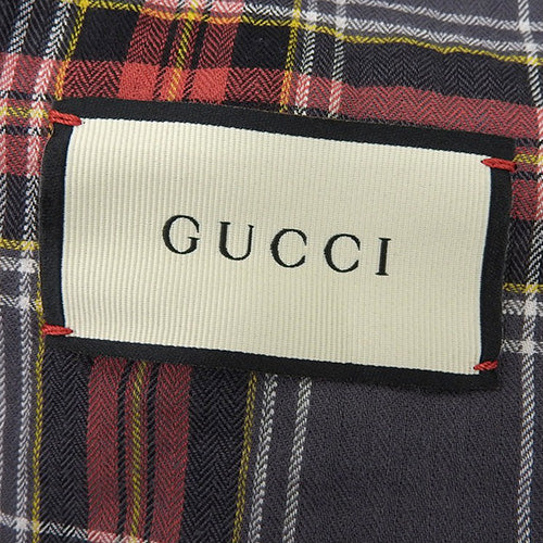 GG Denim Jacket, Apparel, Fashion, Flocked Logo, Oversized, Size 48, Cotton, 475024