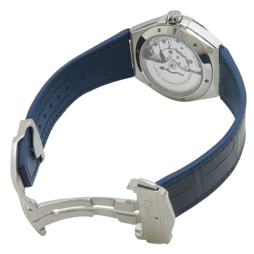 [保修在内] 131.33.41.21.03.001 星座系列 同轴至臻天文台表 不锈钢/橡胶 自动 海军蓝