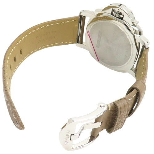[保修期在内] PAM01043 Luminor Due 不锈钢/皮革 自动白色