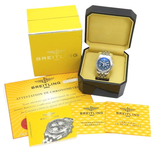 A140CBIPAS Chronomat Blue Impulse Stainless Steel SS Automatic Blue