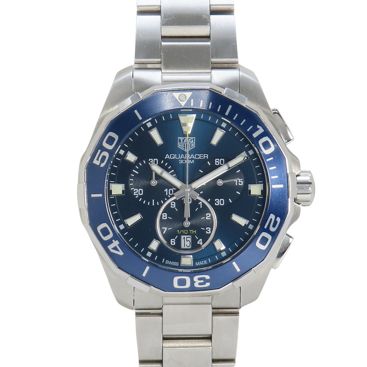 [Warranty Included] Aquaracer CAY111B.BA0927 Stainless Steel Quartz Movement, Blue, Purchased August 2019