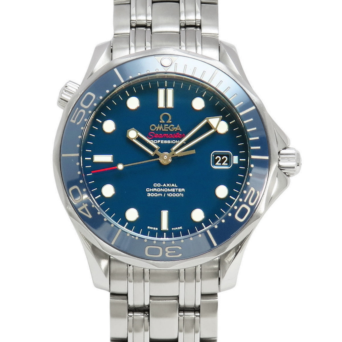 [Warranty included] 212.30.41.20.03.001 Seamaster Diver 300M Stainless Steel Automatic Blue