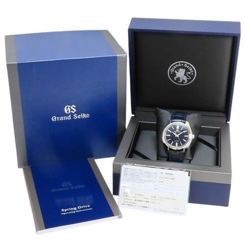 [2022保修] SBGY009 Heritage Collection 44 不锈钢/皮革 手动上链海军蓝 55周年限量版