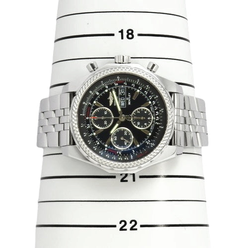 【保証書付】ベントレー GT クロノグラフ A1336224 ステンレススチール SS 自動巻き 日本限定 2014年3月購入 ブラック