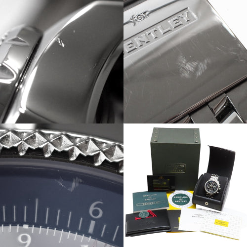 【保証書付】ベントレー GT クロノグラフ A1336224 ステンレススチール SS 自動巻き 日本限定 2014年3月購入 ブラック