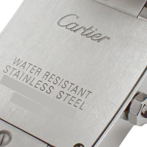 W51028Q3 タンクフランセーズ SM ステンレススチール SS クオーツ ピンク シェル文字盤